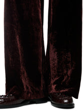 Load image into Gallery viewer, MarcCain Warri Velvet Trousers in Vinewasting
