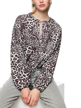 Load image into Gallery viewer, Marc Cain Leopard Print Blouse
