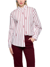 Load image into Gallery viewer, Marc Cain 'Rethink Together' Striped Blouse
