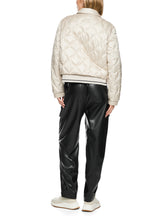 Load image into Gallery viewer, MarcCain Quilted Jacket with Contrasting Details in Beige
