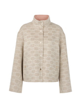 Load image into Gallery viewer, MarcCain Reversable Print Jacket in Beige
