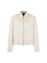 Load image into Gallery viewer, MarcCain Shiny Bomber Jacket in White
