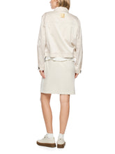 Load image into Gallery viewer, MarcCain Shiny Bomber Jacket in White
