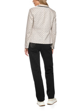 Load image into Gallery viewer, MarcCain  Printed Blazer in Scuba Jersey in Beige
