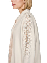 Load image into Gallery viewer, MarcCain Oversized Sweatshirt with Hotfix Stones in Beige
