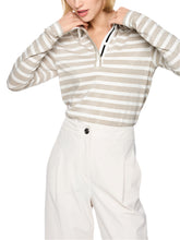 Load image into Gallery viewer, MarcCain Polo Shirt with Lurex Glow in Champaign
