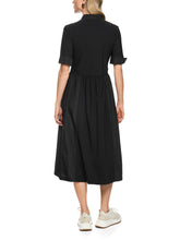 Load image into Gallery viewer, MarcCain Stretch Midi Dress in Black

