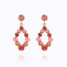 Load image into Gallery viewer, Caroline Svedbom Mini Delia Earrings in Gold/Light Coral
