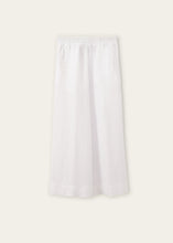 Load image into Gallery viewer, Rosso35 Garment-Dyed Elasticated Wide-Leg trousers in White
