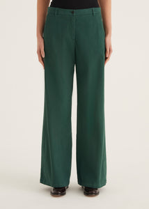 Rosso35 Straight Leg Trousers in Green