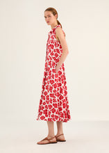 Load image into Gallery viewer, Rosso35 Long Printed Sleeveless Dress in Red
