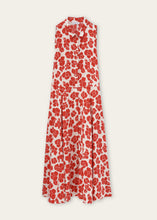 Load image into Gallery viewer, Rosso35 Long Printed Sleeveless Dress in Red
