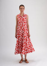 Load image into Gallery viewer, Rosso35 Long Printed Sleeveless Dress in Red
