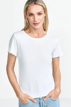 Load image into Gallery viewer, Rich &amp; Royal Figure Hugging Ribbed Shirt
