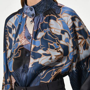 Dea Kudibal Nita Blouse with Stand Up Collar