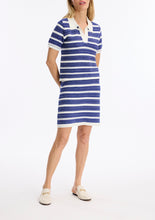 Load image into Gallery viewer, Leo &amp; Ugo Polo T-Shirt in Blue/Beige
