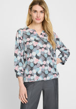 Load image into Gallery viewer, Olsen Long Sleeve T-Shirt in Satin Blue
