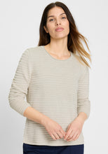 Load image into Gallery viewer, Olsen Long Sleeve Pullover in Caffe Latte
