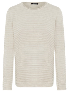 Olsen Long Sleeve Pullover in Caffe Latte