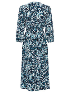 Olsen Woven Long Dress in Inky Blue
