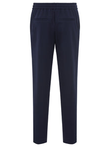 Olsen Casual Cropped Trousers in Inky Blue