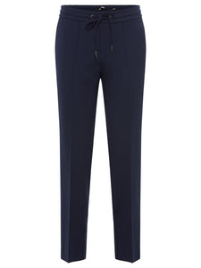 Olsen Casual Cropped Trousers in Inky Blue