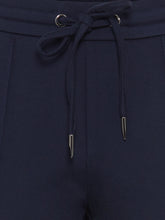 Load image into Gallery viewer, Olsen Casual Cropped Trousers in Inky Blue
