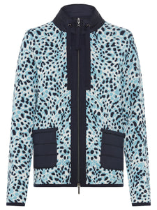 Olsen Long Sleeve Cardigan in Light Teal
