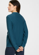 Load image into Gallery viewer, Olsen Long Sleeve Cardigan in Midnight Teal
