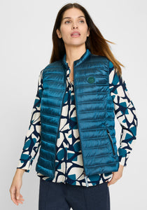 Olsen Outdoor Gilet in Midnight Teal