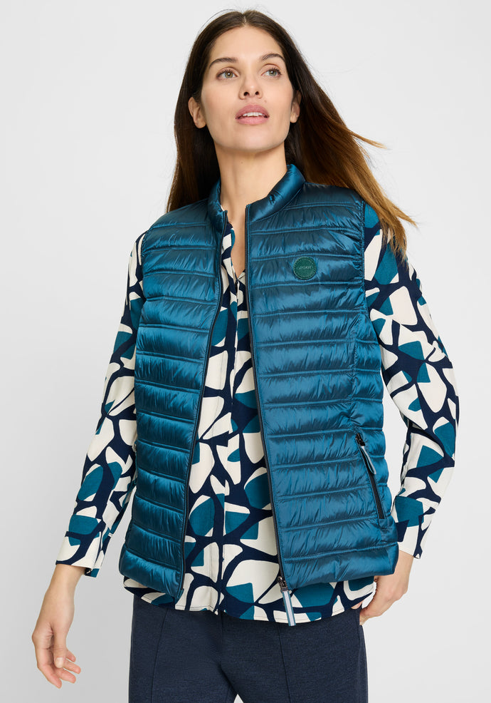 Olsen Outdoor Gilet in Midnight Teal