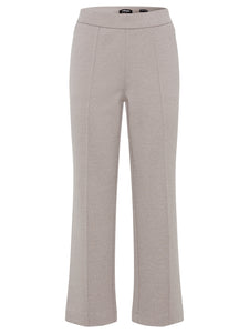 Olsen Cropped Trousers in Dark Taupe