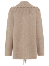 Load image into Gallery viewer, Olsen Long Sleeve Cardigan in Dark Taupe
