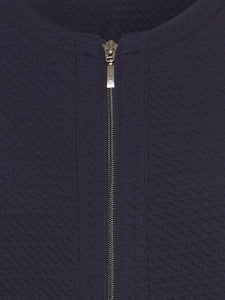 Olsen Long Sleeve Jersey Jacket in  Navy