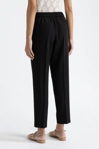 Peserico Carrot Trousers in Black