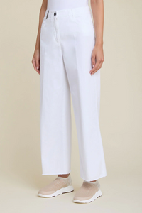 Peserico Wide 5 Pocket Trousers with Freyed Hems