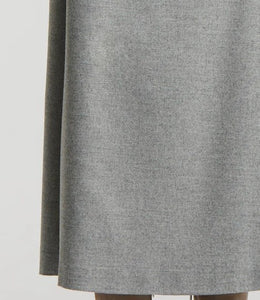 Peserico Fluid Cotton Wool Jersey Dress in Grey