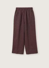 Load image into Gallery viewer, Rosso35 Linen Elasticated Trousers in Brown
