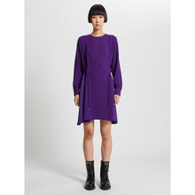 Load image into Gallery viewer, iBlues Caramba Dark Violet Dress

