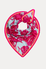 Load image into Gallery viewer, Pom Shawl - Hero Urban Flora Blue
