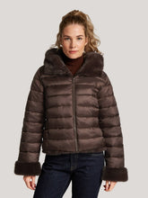 Load image into Gallery viewer, Reset Primula Faux-Fur Sleeve Detail in Coffee Bean
