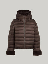 Load image into Gallery viewer, Reset Primula Faux-Fur Sleeve Detail in Coffee Bean
