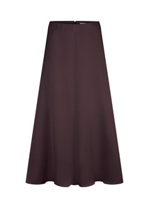 Riani Midi Skirt in Morello