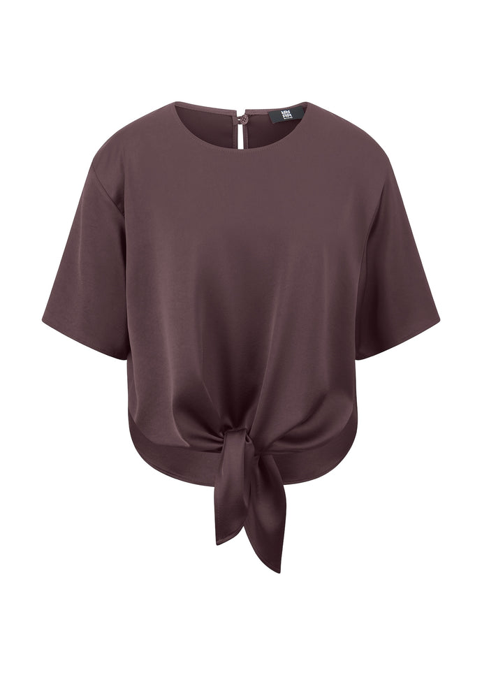 Riani Blouse With A Tie in Morello