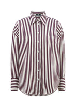 Load image into Gallery viewer, Riani Striped Blouse in Morello
