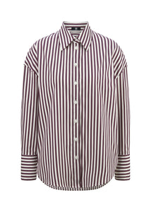 Riani Striped Blouse in Morello