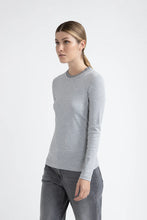 Load image into Gallery viewer, Peserico Stretch Jersey T-Shirt in Granite
