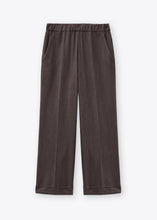 Load image into Gallery viewer, Rosso35 Straight-leg trousers with a turned-up hem and an elasticated waistband
