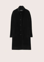 Load image into Gallery viewer, Rosso35 Coat with a Stand up Collar in Black
