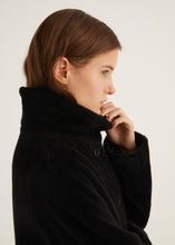 Load image into Gallery viewer, Rosso35 Coat with a Stand up Collar in Black
